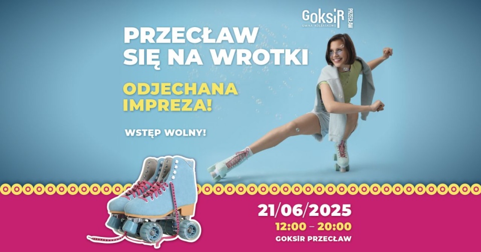 300 metrowa wrotkarnia na placu przed GOKSiR!