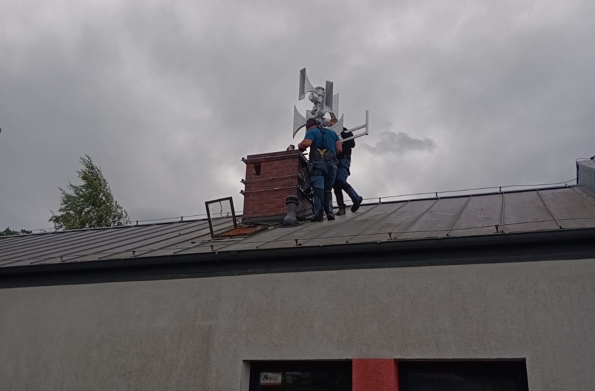 Syrena alarmowa w Kurowie w systemie SWO