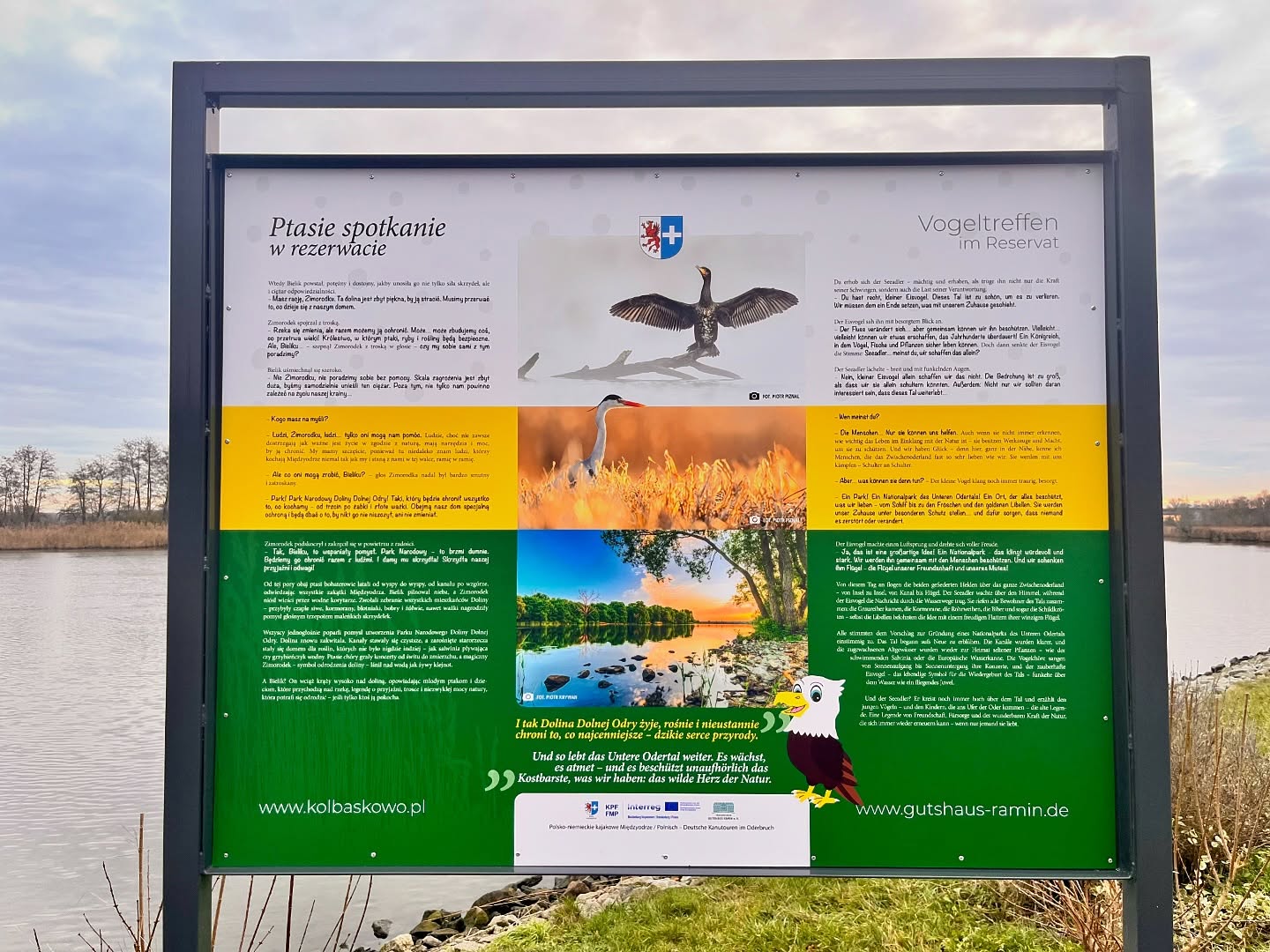 Baśniowy spacer nad Odrą. Nowa atrakcja edukacyjna w Siadle Dolnym