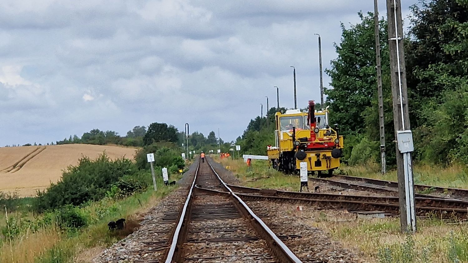 Co się dzieje przy torach w Stobnie? PKP PLK wyjaśnia