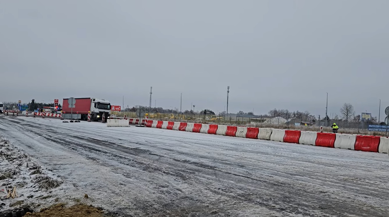 Nowa organizacja ruchu na A6 przy granicy. Kierowcy pojadą jedną jezdnią