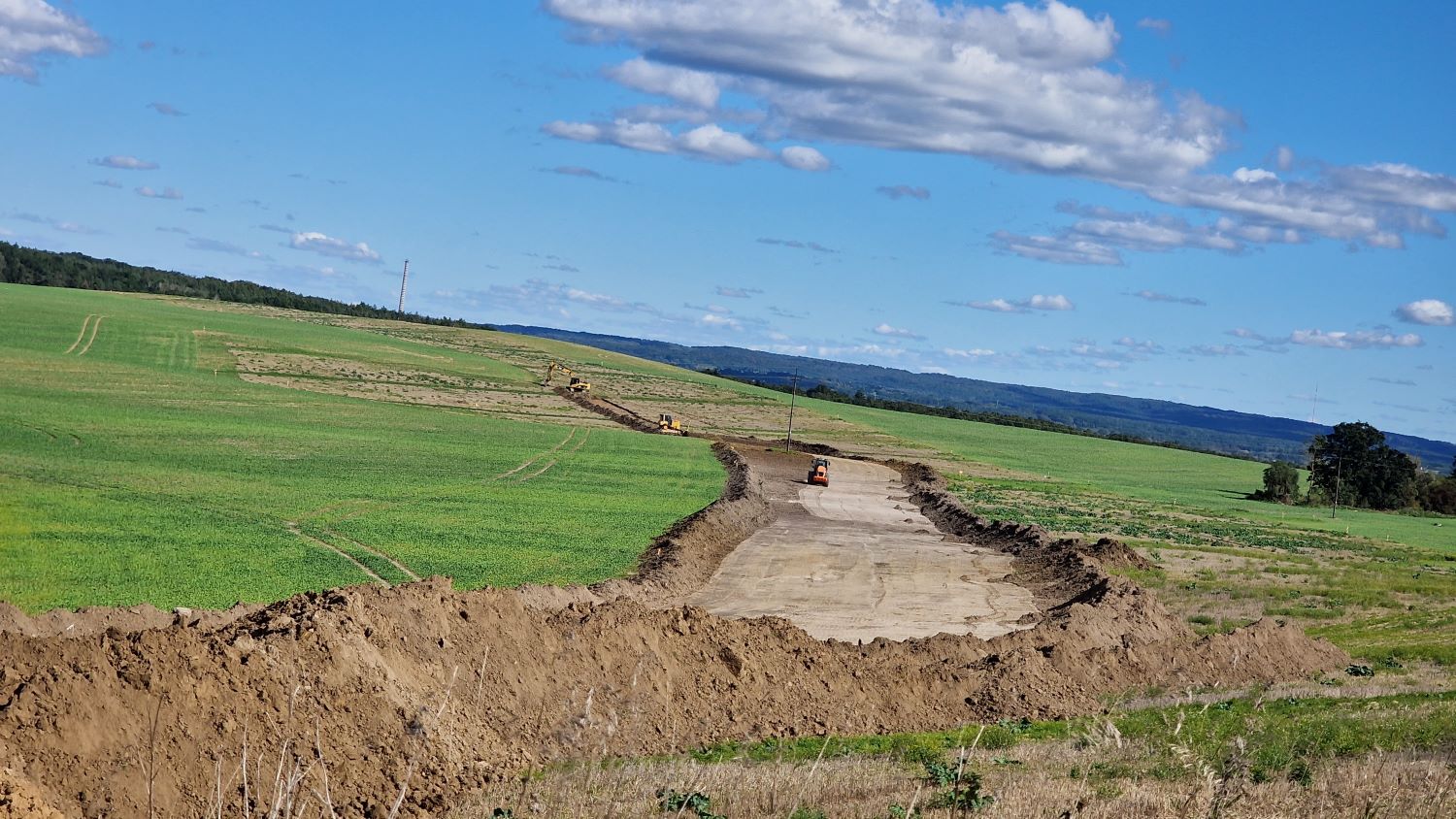 Trwa budowa II etapu obwodnicy Przecławia i Kołbaskowa. Jak idą prace?