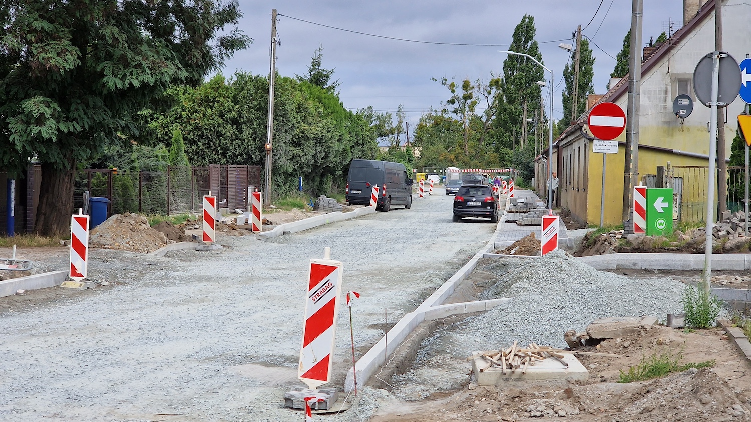 Co się dzieje na placu przebudowy drogi w Ustowie? (WIDEO)