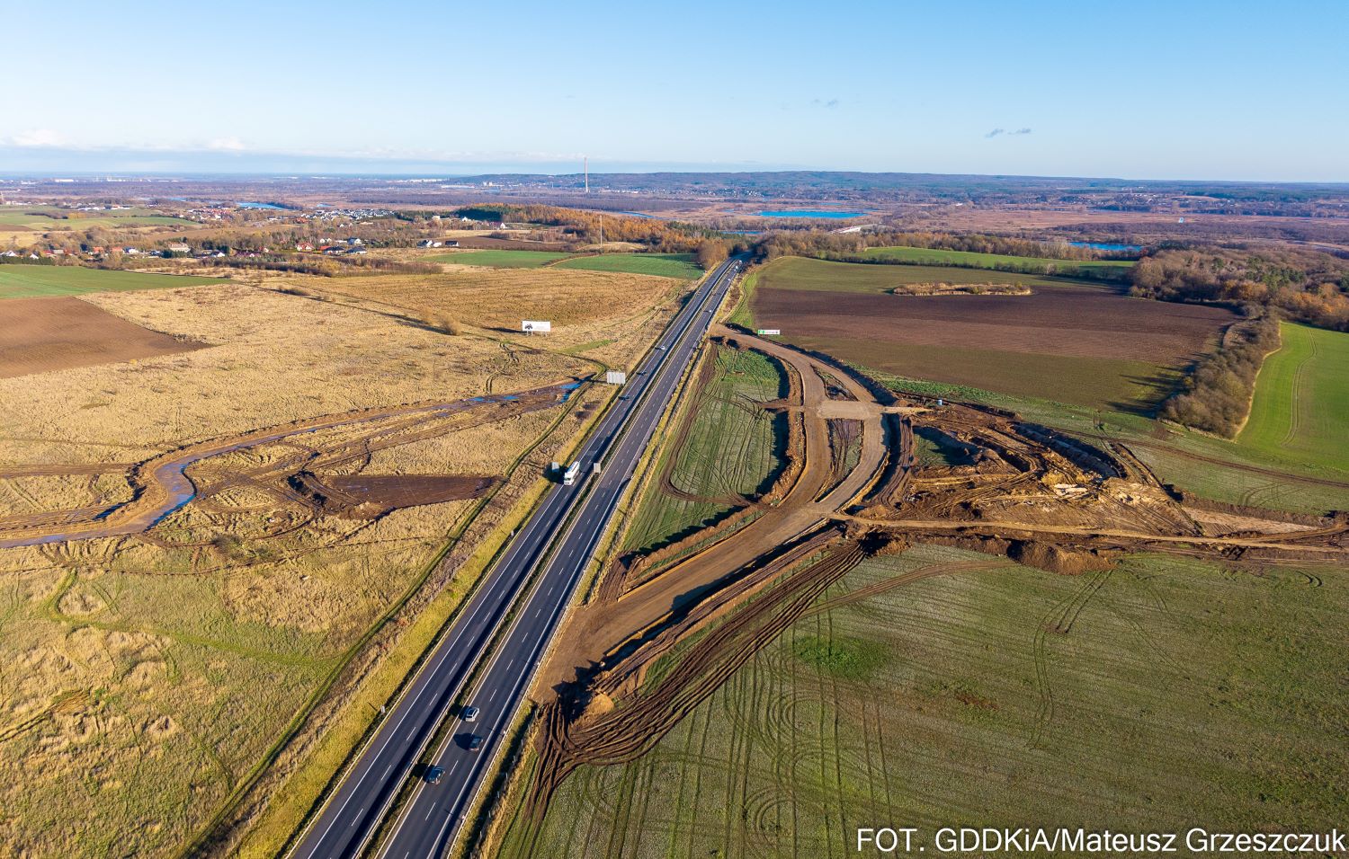 GDDKiA podsumowuje. Co dzieje się na budowach dróg w gminie Kołbaskowo i regionie