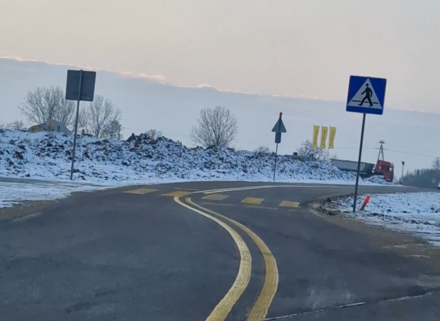 Smętowice. Nowa organizacja ruchu na DK13 - jest tymczasowa droga