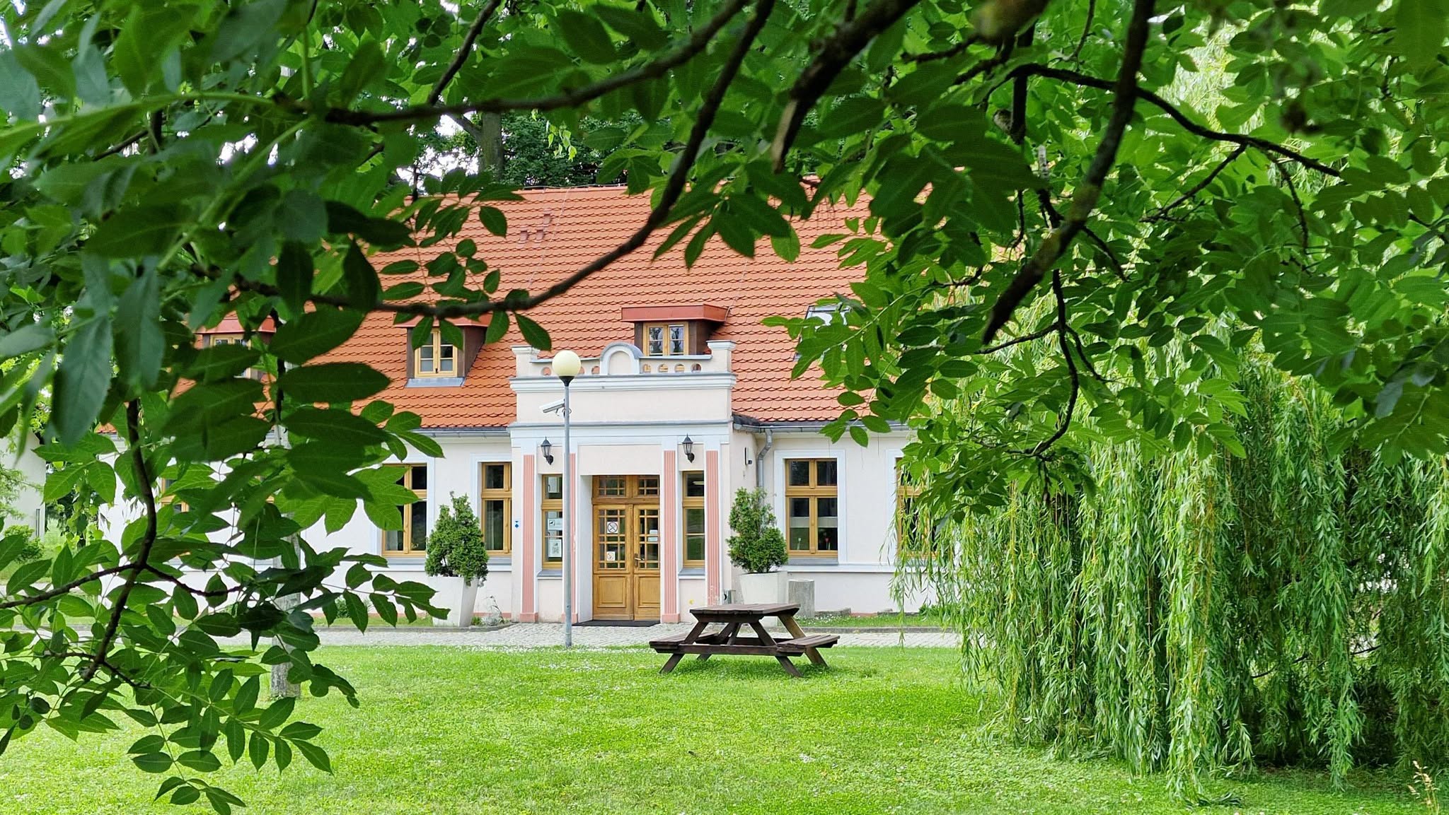 Posłuchaj „Nad pięknym modrym Dunajem” Straussa w parku w Ostoi