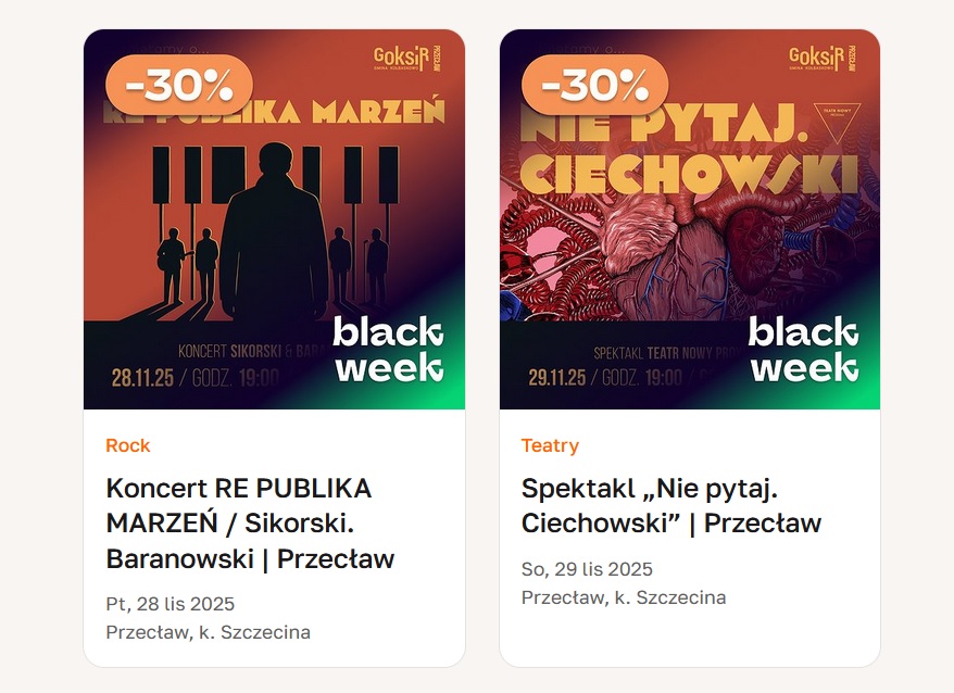 GOKSiR. Dwudniowy festiwal o Ciechowskim – koncert i spektakl taniej o 30%