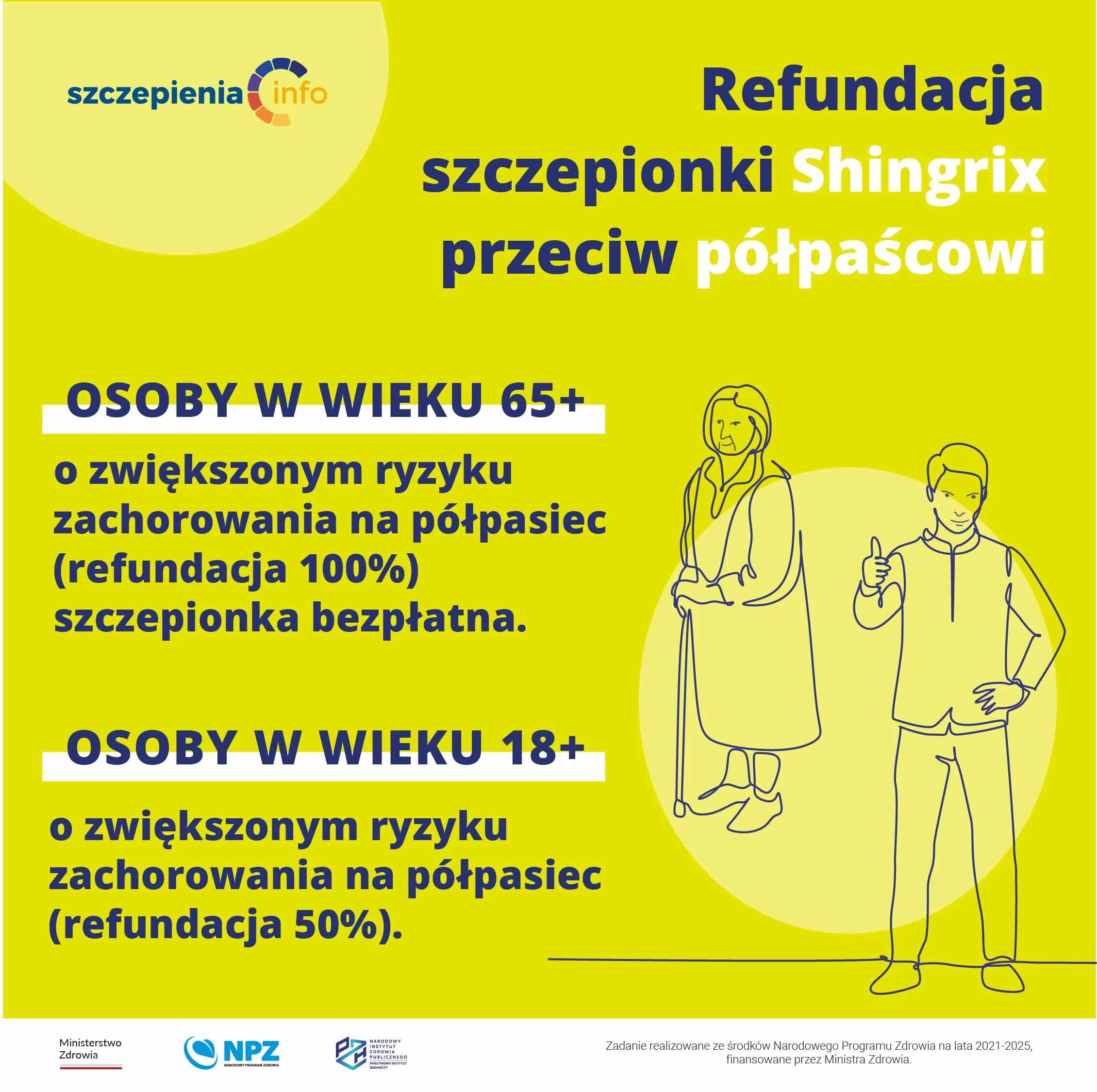 Lepiej zapobiegać niż leczyć. Darmowe szczepienia na półpaśca