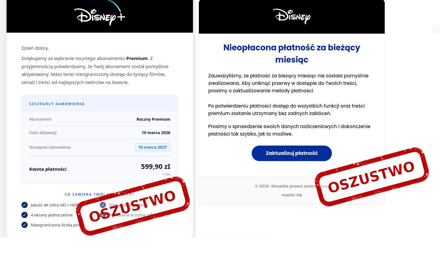 Masz konto na platformie streamingowej? Uważaj na tę wiadomość